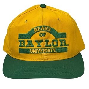 Vintage Baylor University Bears Adjustable Snap Back Ball Cap
